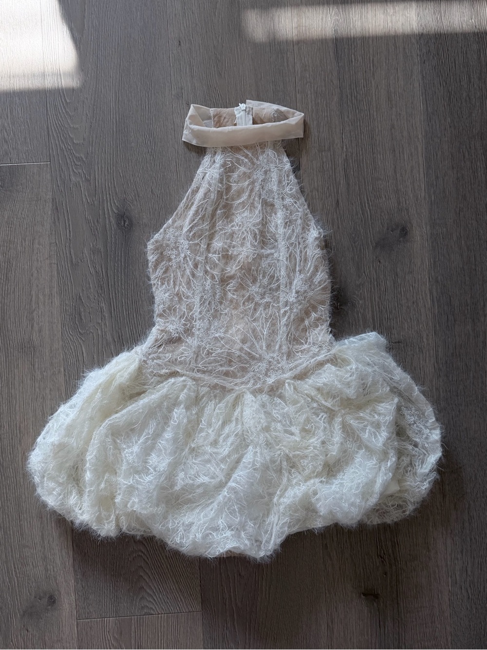 Ivory Halter Mini Dress – Size 2XS (NWT)